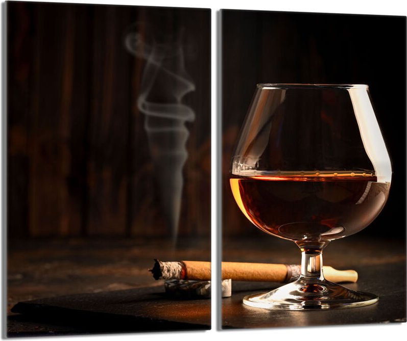 Glasschutzplatte für den Herd 2x30x52 Wein