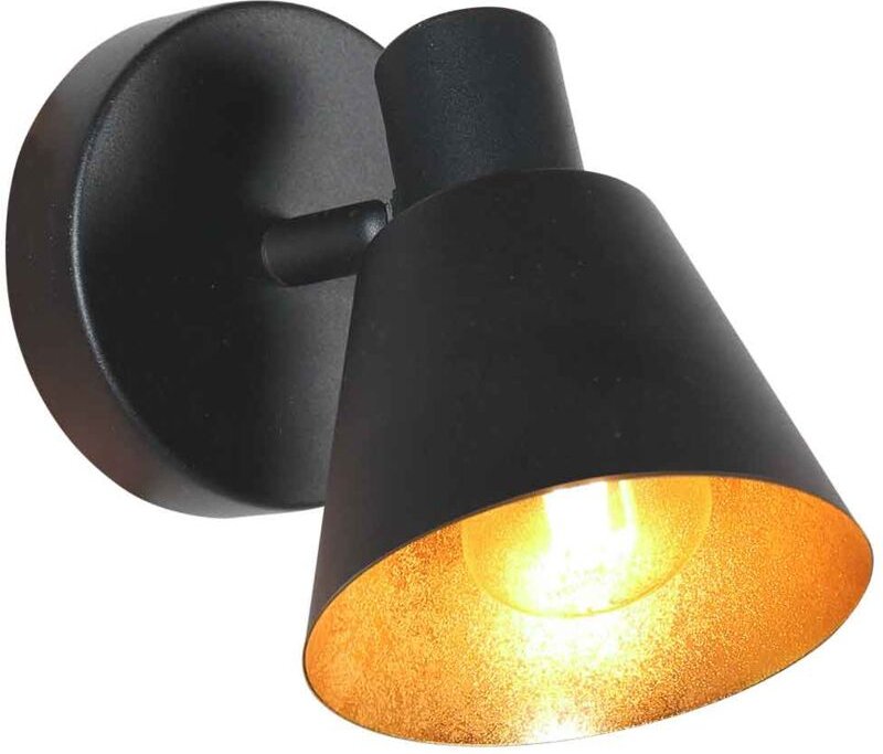 Spot - Oeroe - schwarz - metall - bettlampe - E14 - - Mexlite