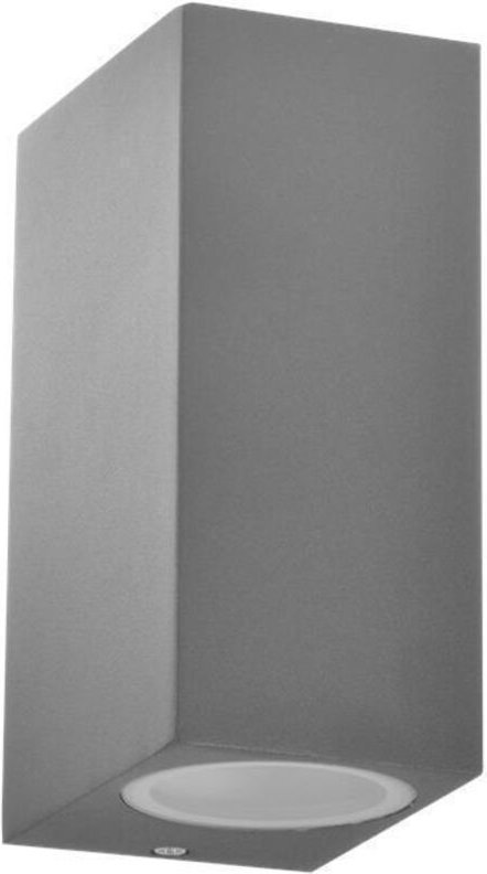 Außen-Garten-Wandleuchte Boston 2xGU10 IP44 grau Goldlux