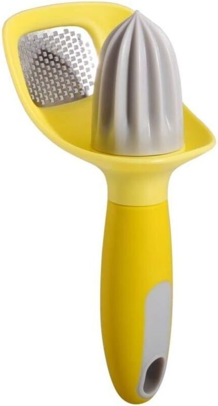 4-in-1 Zitronenschäler, Zitronenschäler, Limettenmesser, Zitrusreibe, Reibe, Kernfänger, verhindert Verschmutzungen, ang...