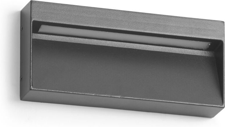 Dopo - Wandleuchte Asymmetrisch Abar Ip54 Led Smd 7w 780lm Cri80 3000k 60º Anthrazit