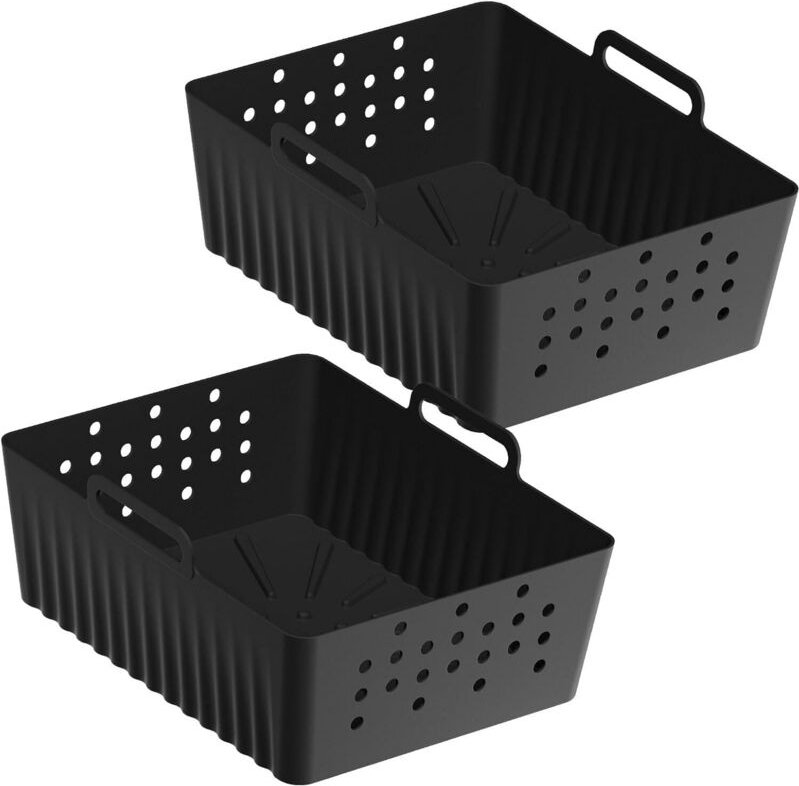 Set mit 2 Silikon-Luftkissen, Luftkörben, Luftschalen, multifunktionalen Silikon-Küchenutensilien zum Kochen