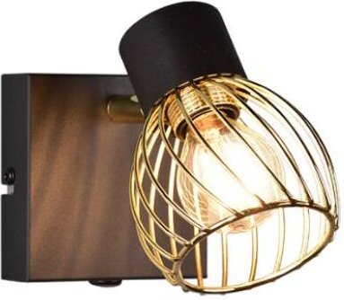 Spotlight trio lighting ardon 1x e14 max 10w gold schwarz - r81381080