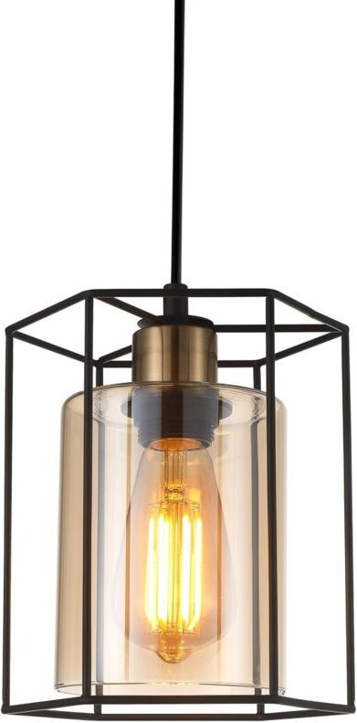 Kalula Industrielle, Retro 1-flammige Laternen-Pendel-Deckenleuchte, E27 - Italux