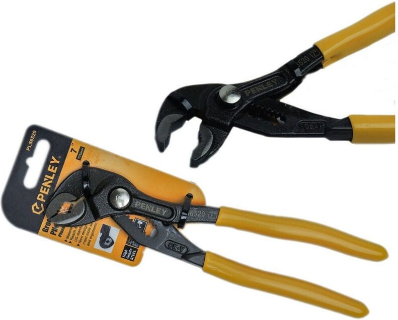 Trade Shop Traesio - Trade Shop - 7' 175 mm verstellbare parrot-zange, rutschfester poligrip-griff aus chrom-vanadium -