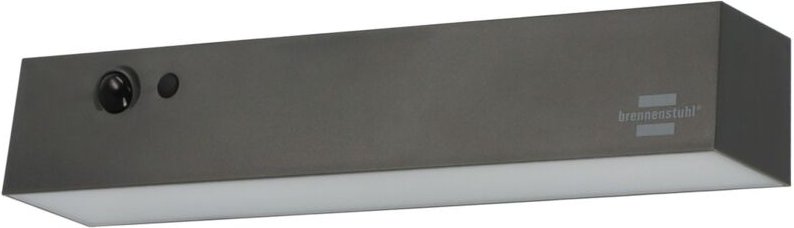 Solar led Strahler sol 1000 Cubus / led Wandleuchte für außen mit Bewegungsmelder (Solarlampe IP54, 1000lm, Milchglas, 4...