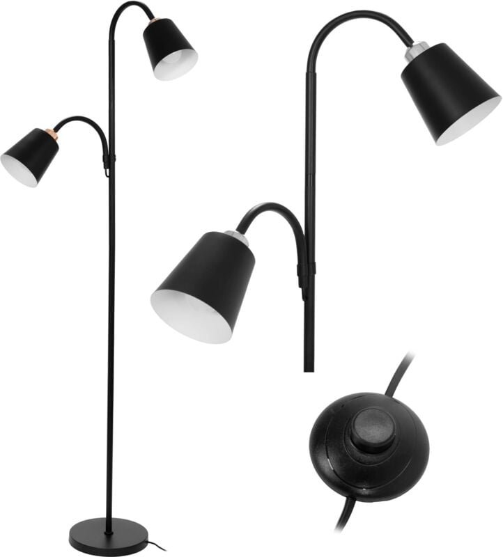 Toolight Lampe App924-2f Black