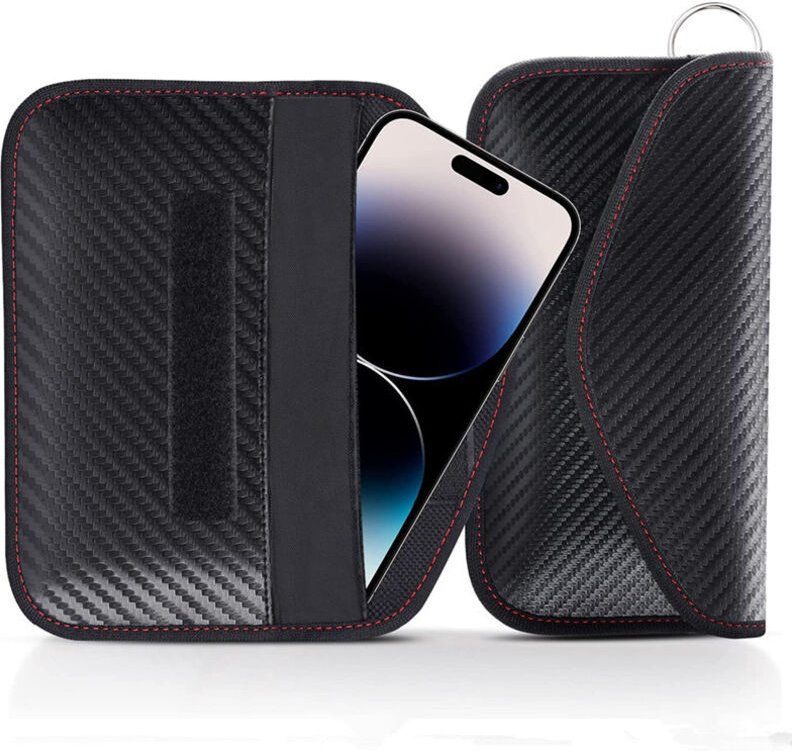 Faraday-Beutel für Autoschlüssel (2er-Pack), Faraday-Abschirmbeutel, Abschirmhüllen für RFID-Signale im Auto