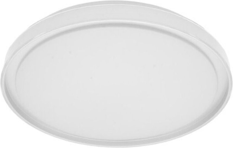 Deckenleuchte LED weiß / silber 60 W 3000-4200-6500 K 5400 lm (Ø50 x 50 x 7 cm) mit Fernbedienung und Speicher