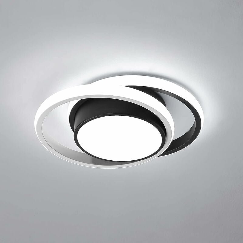 Goeco - Runde LED-Deckenleuchte, Moderne Deckenlampe 32W 2350LM, LED-Innenleuchte für Flur, Küche, Treppenhaus, 6000K Ka...