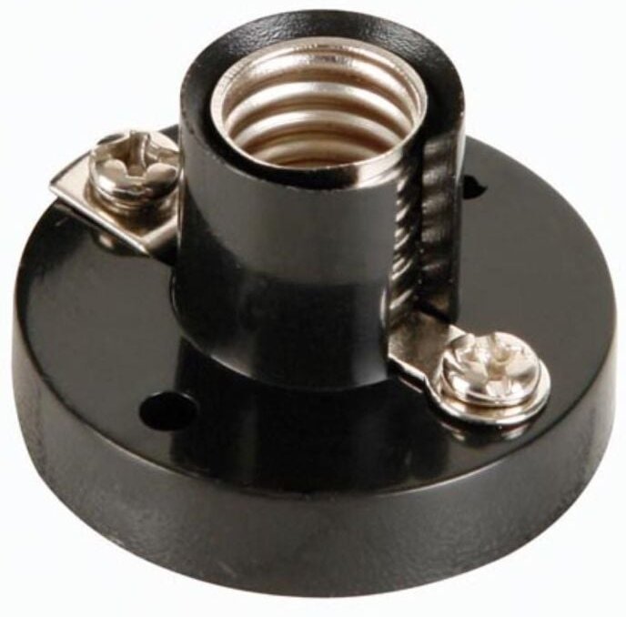 Velleman Ac-lampenfassung, schwarz, E10 (ACLS8B)