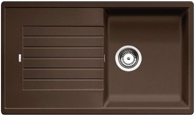 Blanco - Zia 5 - Silgranitspüle, 86x50 cm, Kaffee 520519