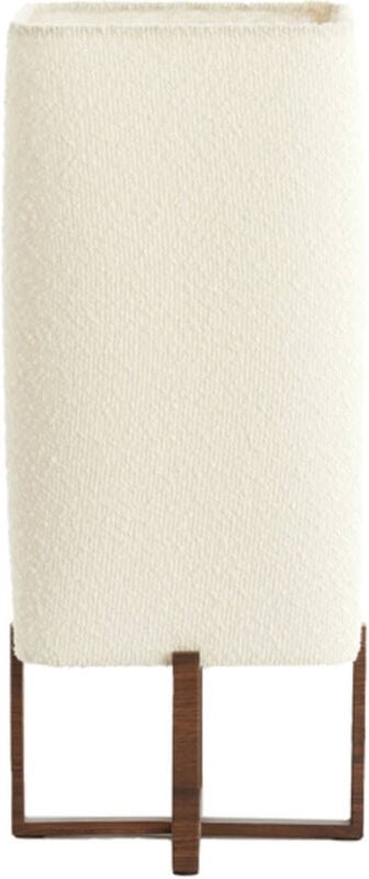 Tischlampe - Wyn - natürlich - textil - - Light&living