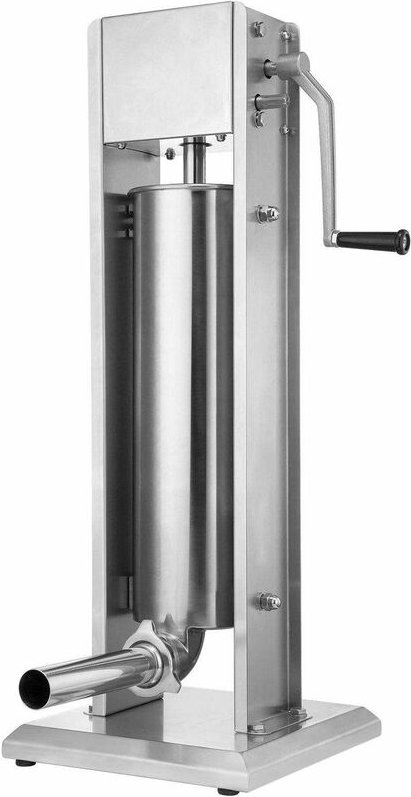 Bc-elec - WF01 Vertikale Wurstpresse Edelstahl 7L, Wurstschieberfüllung