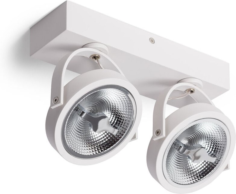 Ledkia - LED-Strahler 30W cree Oberfläche Schwenkbar AR111 Dimmbar Weiss 3000K Warmweiß
