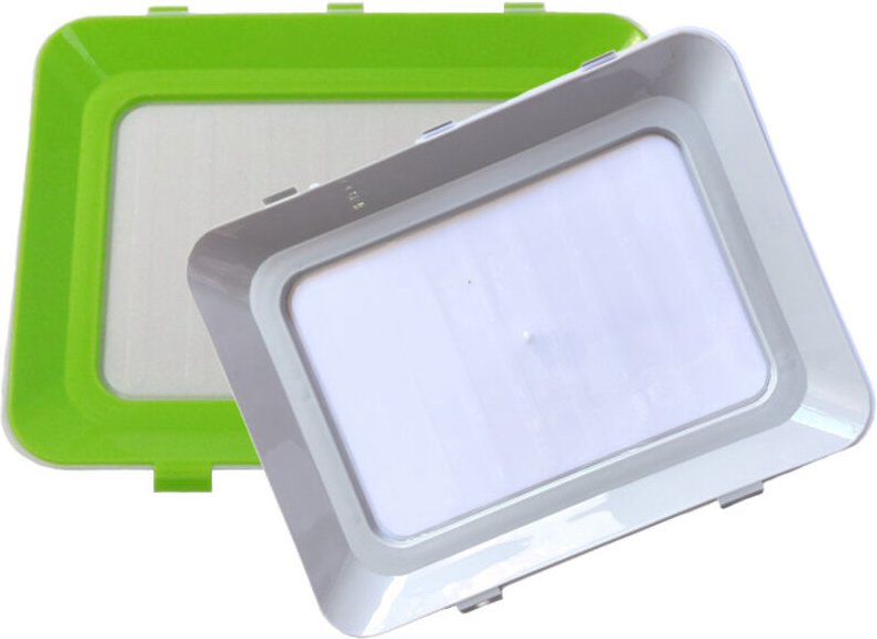 Rnemitery - Lunchbox Lunchbox Fresh & Clik i Set mit 2 Aufbewahrungstabletts Alternative zu lebensmittelechter Kunststof...