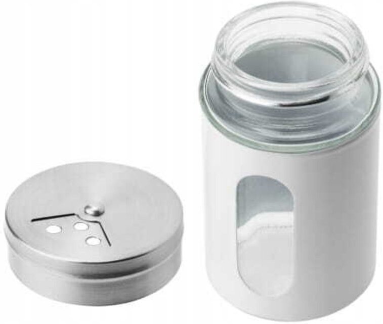 90 ml weißer Gewürzbehälter für Salz und Pfeffer