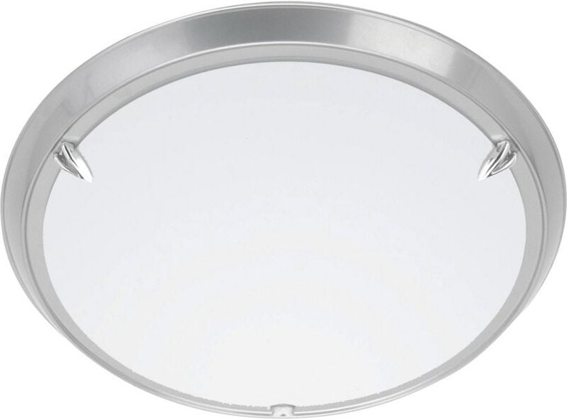 Lampe Livorno Wand- und Deckenleuchte 30cm titan/weiß 1x A60, E27, 60W, geeignet für Normallampen (nicht enthalten) Funk...