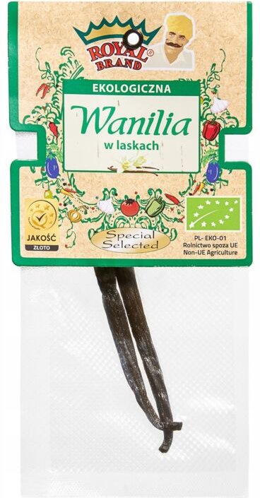 Vanilleschoten Bio Vanilleschote Royal Brand zwei Schoten je 5g