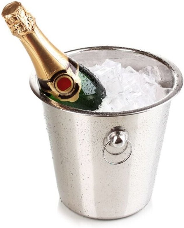 Eiskübel aus Edelstahl, für Flaschen, 21x20cm 73708