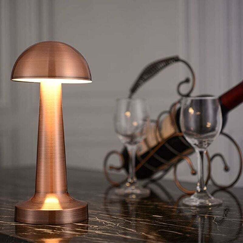 LED-Stehtischlampe, über USB wiederaufladbare kabellose dimmbare Schreibtischlampe mit Touch-Steuerung, zum Lesen in Hot...