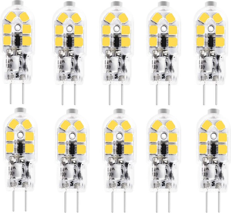 G4 LED-Lampe – entspricht einer bipolaren JC-Halogenlampe mit 20 W Abstrahlwinkel, 360°, flimmerfrei, 12 V G4-Stiftsocke...