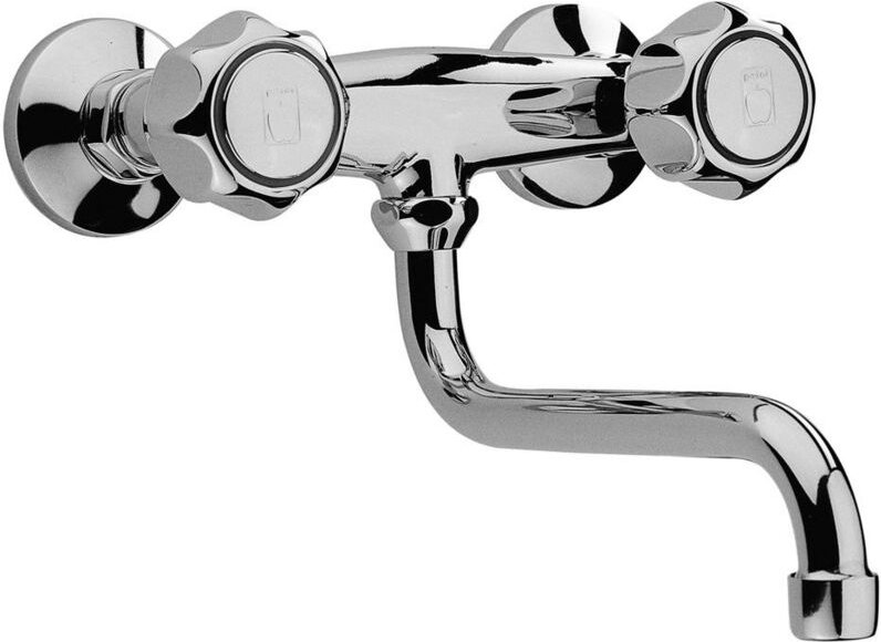 Paini France - Spültischmischer mit Wandeinbau Paini Arno 37CR501 Chrom