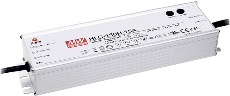 Thumbnail - MW Mean Well HLG-150H-12B LED-Treiber, LED-Trafo Konstantspannung, Konstantstrom 150 W 12.5 A 6 - 1