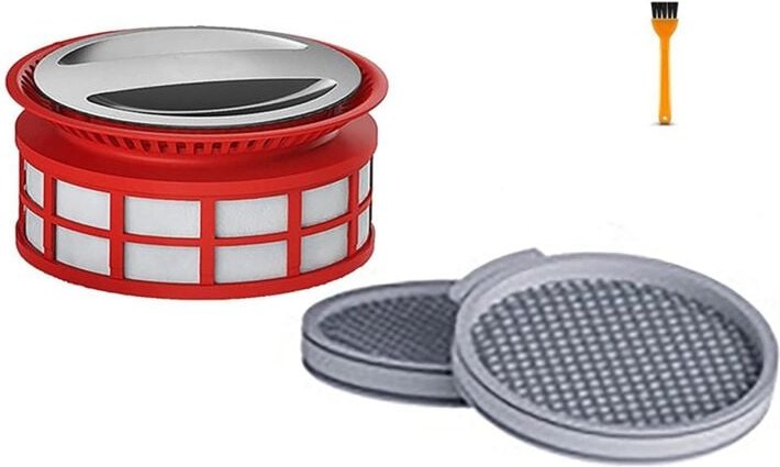 Tlily - Ersatzteile HEPA-Filter Kompatibel für H6 Roboter-Staubsauger ZubehöR Staubsaugerfilter