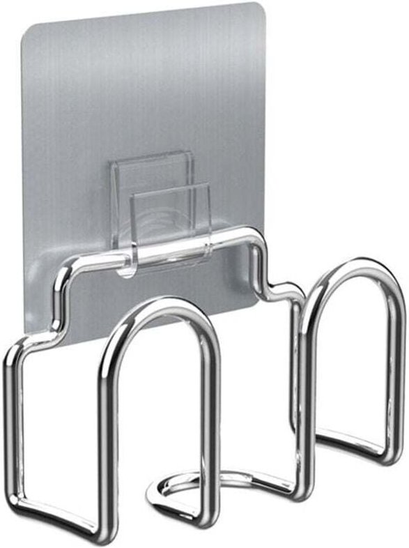 Selbstklebender Schwammhalter aus Edelstahl für Seife und Küchenspüle, hängender Abtropfkorb fürs Badezimmer