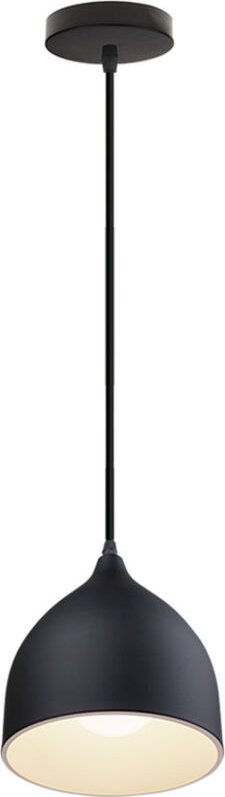 Pendelleuchte Schwarz, Moderne Skandinavisch Hängelampe aus Metall E27 Mini Hängeleuchte für Wohnzimmer, Esszimmer, Schl...