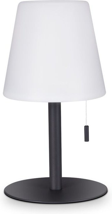 Stehlampe In- und Outdoor Tischlampe Akku Garten Terasse Aufladbar rgb Weiß, Tischleuchte 1 (Akku) - Paco Home