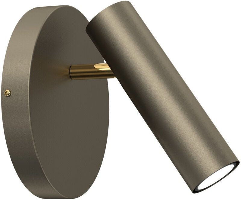 Wandleuchte für Leseröhre Titan Gold Axion 1xGU10 8W Luminex