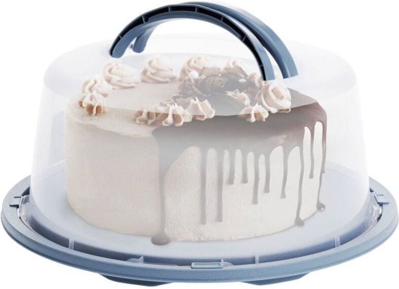 Cake and tear transporter with lid and handle durable 87