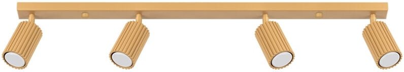 Deckenleuchte Karbon 4xGU10 81cm Sollux