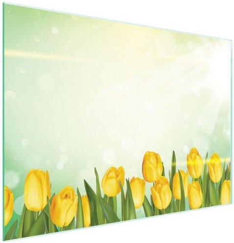 Glasschneidebrett 40x30 Tulpen