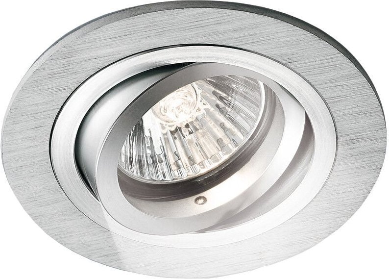 Runder Einbaustrahler aus satiniertem Aluminium 12W 50W 9086 - Nobile