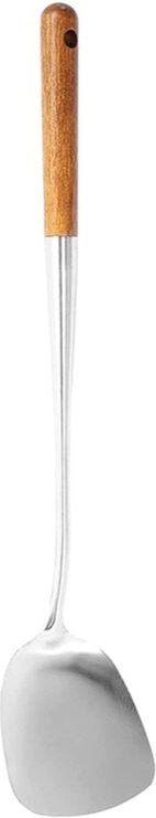 Wok-Spatel, 17 Zoll Edelstahl-Wok