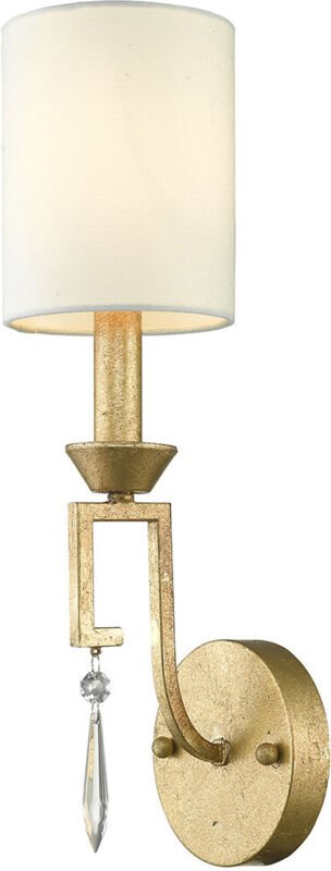 Lemuria - 1 Licht Wandleuchte Gold, E14 - Elstead