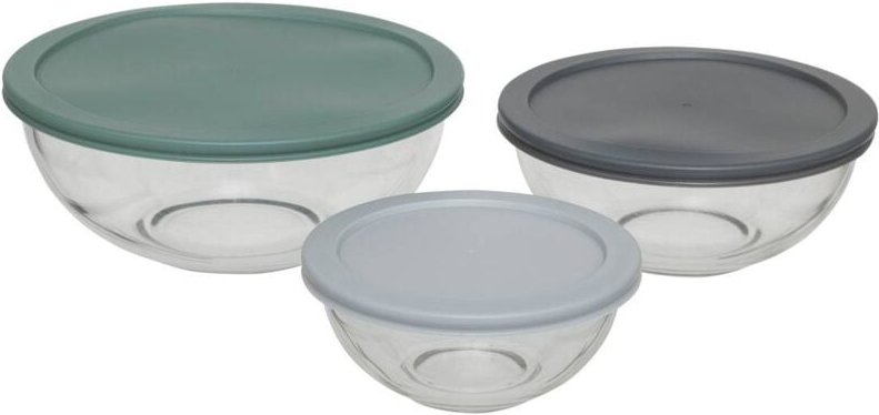 5five Simply Smart - Set aus 3 aufbewahrungsdosen aus glas - 5five