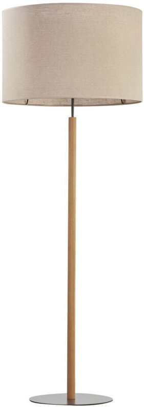 TK Deva Stehleuchte mit Schirm Kiefer, Creme 1xE27