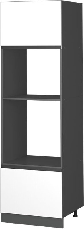 Vicco - Mikrowellenschrank R-Line, Weiß, 60 cm J-Shape