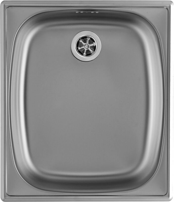 Basic - Spüle 38x44 cm, Ablauf 6 cm, Edelstahl 1008694 - Alveus