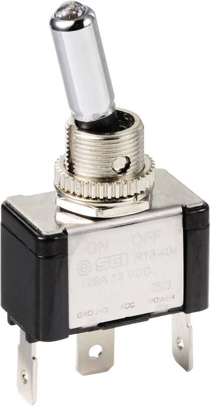 Tru Components - TC-11193848 Kippschalter 12 v/dc 20 a 1 x Aus/Ein rastend 1 St.