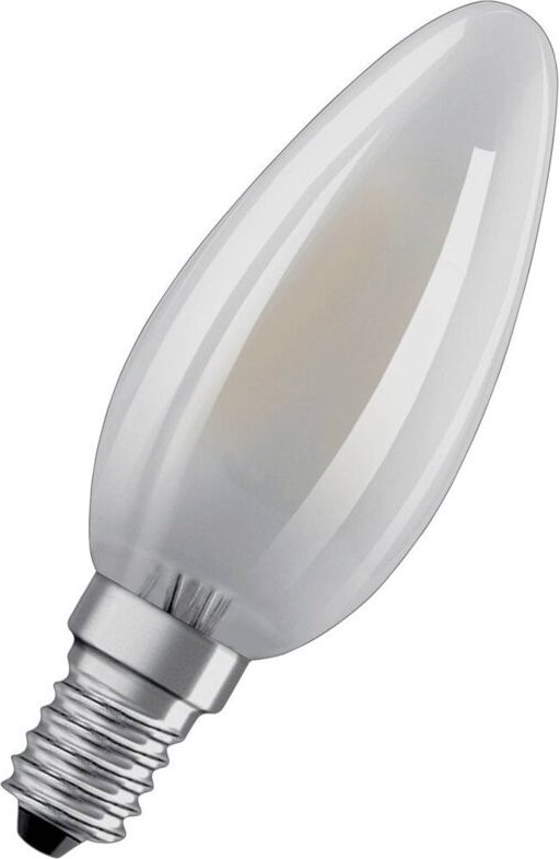 Osram - Filament led Lampe mit E14 Sockel, Warmweiss (2700K), Kerzenform, 2.5W, Ersatz für 25W-Glühbirne, matt, led Retr...