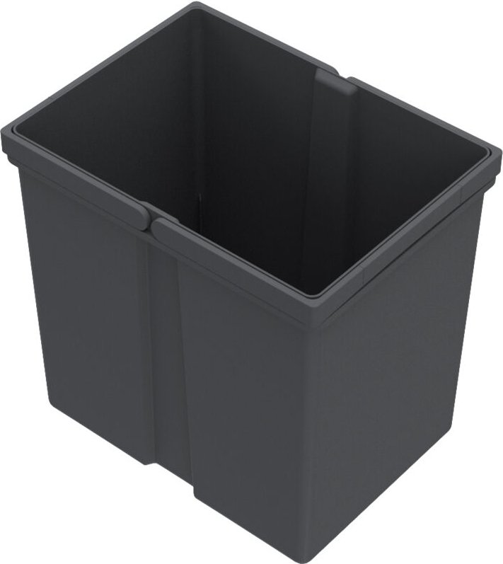 FP - Hettich Abfallsystem-Eimer, 17l, AvanTech You Pull 9279392, Kunststoff anthrazit