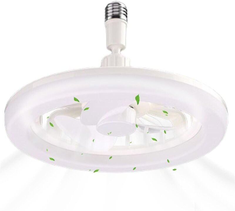 LED-Deckenventilator mit Licht und Fernbedienung fürs Schlafzimmer