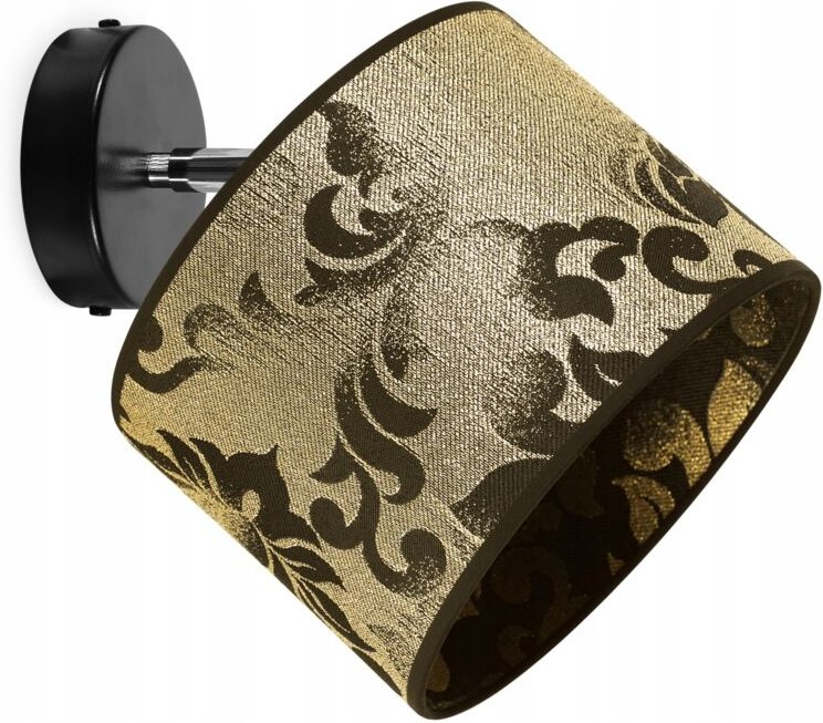 Decken-Hängelampe, Wandlampe, Lampenschirm, Goldmuster