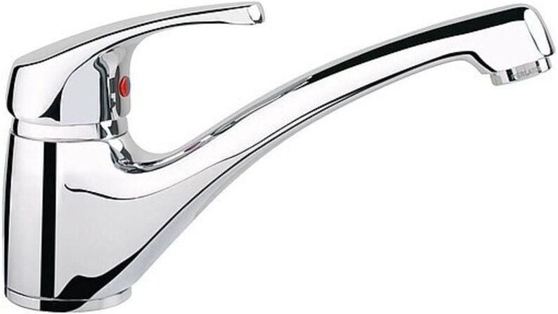 Spültischmischer Heinrich Schulte Nizza Schwenkauslauf, Ausladung 205 mm, chrom - Z078802-00010