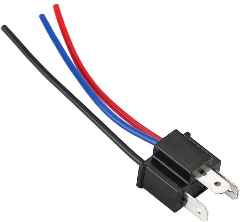Ej.life - Steckerbuchse , H4 Stecker Kopf Verlängerung Stecker Buchse mit Kabelbaum Robust Kabelstecker für Scheinwerfer...